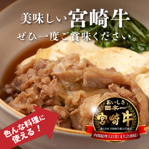 ＜宮崎牛　和牛　切り落とし1kg＞ K01_0011_1