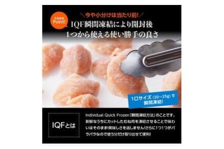 【定期便】宮崎県産鶏肉むね肉切身2.5kg(250g×10袋)6ヶ月定期便【 国産 鶏肉 九州産 小分け 】