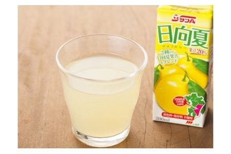 サンA 日向夏ドリンク 200ml×24本セット 果汁飲料 紙パック