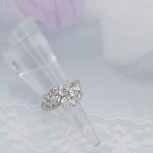 2ct プラチナ ダイヤモンド リング　HR-005661