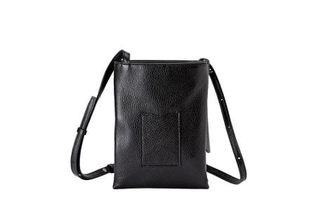 豊岡鞄 Shokolatt ショルダーポーチ 2層式 大 ブラック