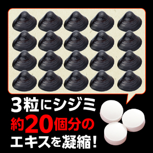 しじみ　「道の駅十三湖高原 貝活源G」 60g(200粒入)×1個 シジミ シジミエキス しじみエキス