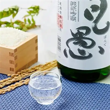 茨木の地酒「凡愚」純米吟醸1.8L瓶1本箱入_酒・アルコール 純米吟醸 日本酒 sake サケ_【配送不可地域：離島】【1004076】