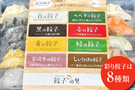 宮崎餃子 バラエティーセット 彩り・白・へべす 各15個 計45個 [餃子の里 宮崎県 日向市 452060985]