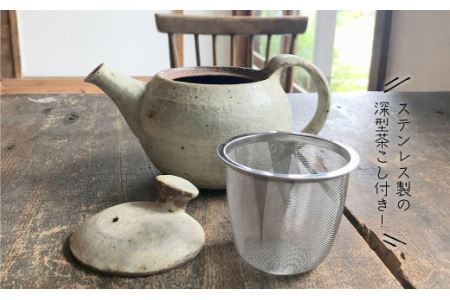 【 アイボリー シリーズ 】 ポット & ペア カップ セット 糸島市 / うつわと手仕事の店 研　器 陶器 食器 クラフト 手作り [ARD005]