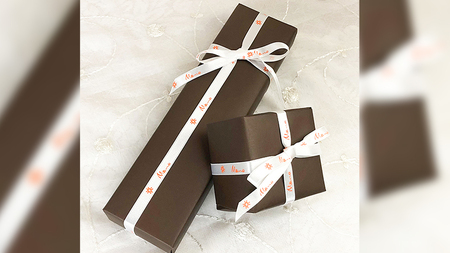 8.5mmUPの桜色のオーロラ花珠真珠リング[AH060sa]