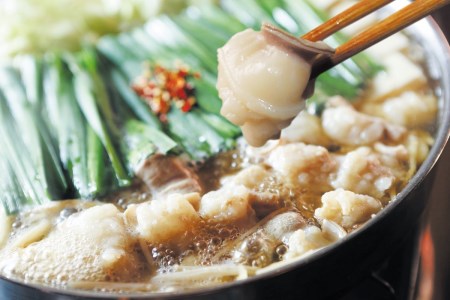 AU-073_新鮮ぷりっぷり「前田屋」モツ鍋・醤油味（4～6人前）