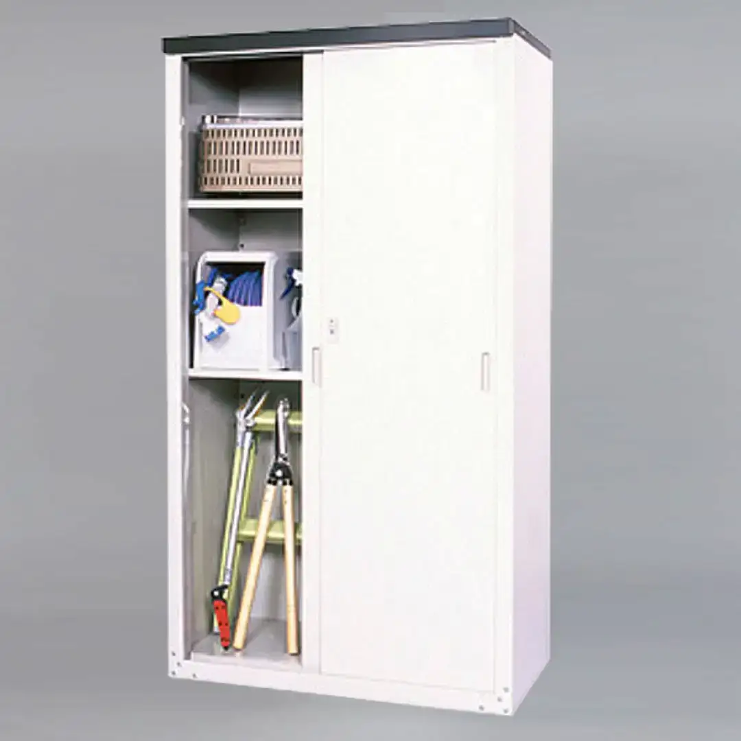 家庭用収納庫 162 ファミリー物置 屋外倉庫 組立式 [グリーンライフ]