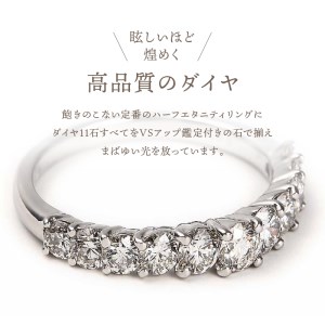 【ふるなび限定】全てＶＳダイヤを使用した1.0ＣＴハーフエタリング　R2579DI-P2　FN-Limited-SP