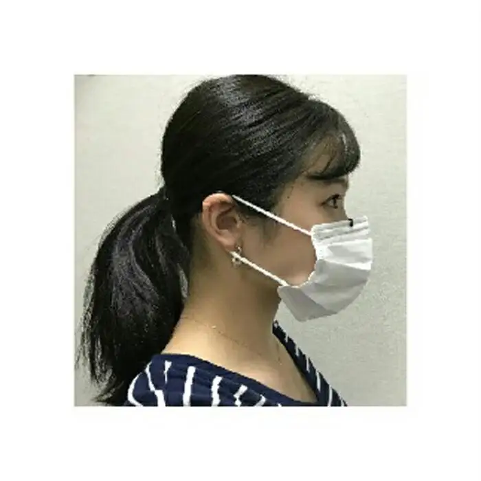 息苦しいマスク生活を快適に！ 金属3Dプリンター製マスクインサイドホルダー Musha_Kuchimoto（ブルー）