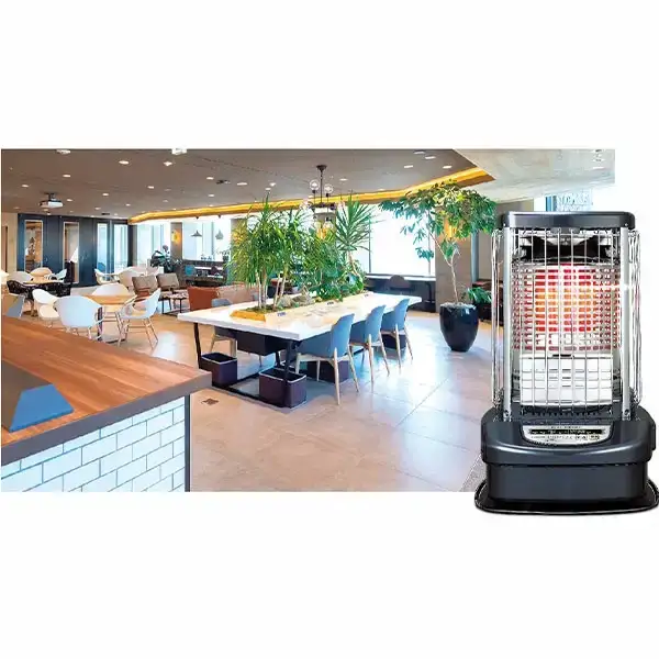 コロナ ブルーバーナ業務用ストーブ 31~43畳用 ブルーメタリック GH-E12F(A)  家電 暖房 ストーブ