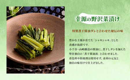 野沢菜漬・魚沼のきりざいセット（2種・6袋） 漬物 発酵食品 