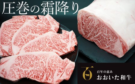 Ａ４ランク以上★おおいた和牛　黒毛和牛ロースステーキ（計６００ｇ）