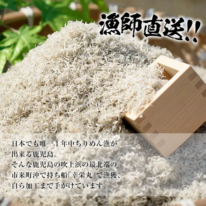 天日干し ちりめん 約400g 小分け ちりめん【00-007-01】