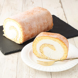 ポミエロール プレーン味 ロールケーキ 1本 18cm 【R00032】