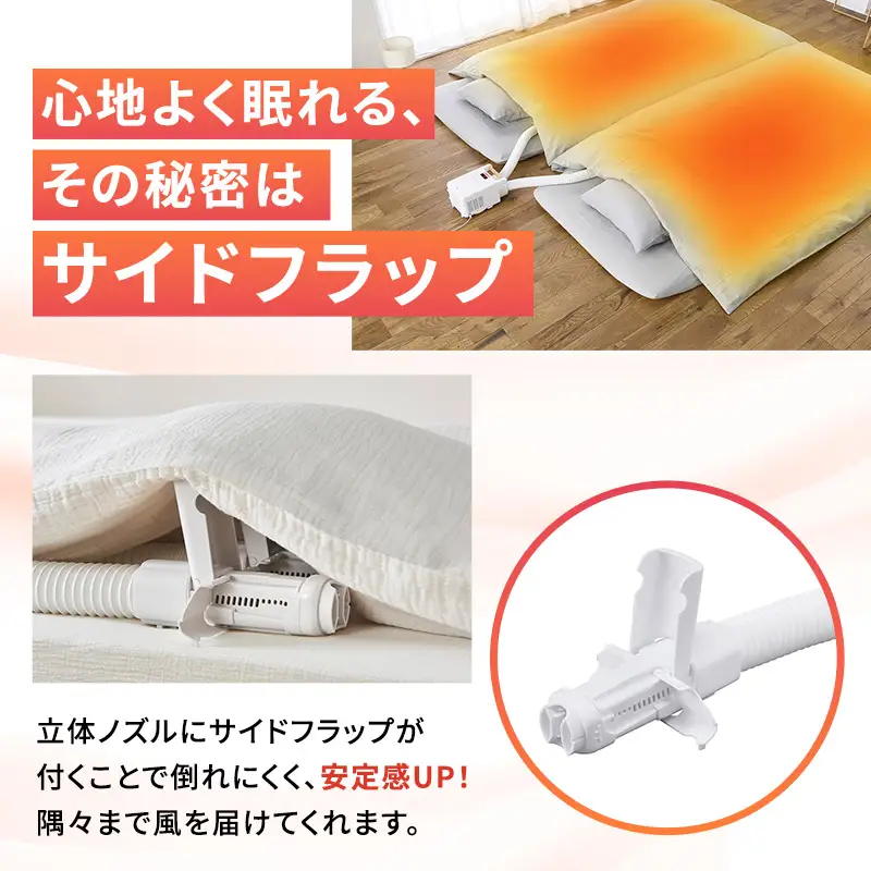【美品】布団乾燥機 布団乾燥機 ハイパワーツインノズル FK-WH2-W ホワイト アイリス