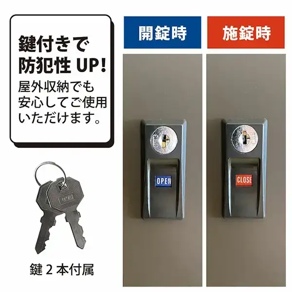 家庭用収納庫 HS-162(AMBR) 倉庫 組立式 物置 [グリーンライフ]