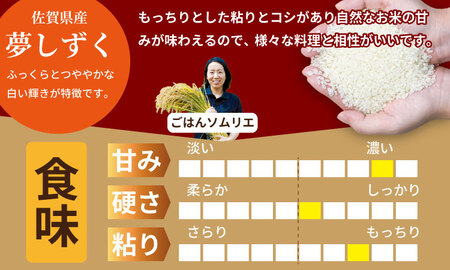 ご飯ソムリエ厳選！夢しずく5kg（肥前糧食）B140-060