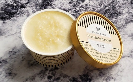 アイスクリーム 甘酒 6個 セット ピミル・オルペミ 小郡特産 甘酒 アイス デザート スイーツ 配送不可：沖縄、離島 
