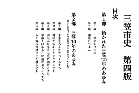 三笠市史　第四版（平成26年発刊）【18002】