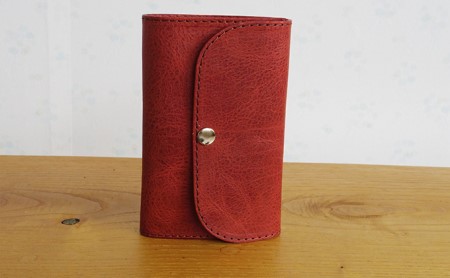 0129ミドル財布（ホールドあり）　ヌメベージュ / アトリエSASSA / 富山県 朝日町 [34310072]