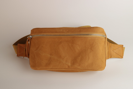 ボディバッグ キャメル [アトリエSASSA 富山県 朝日町 34310134]