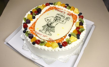 写真ケーキ9号サイズ 引換券 チケット 