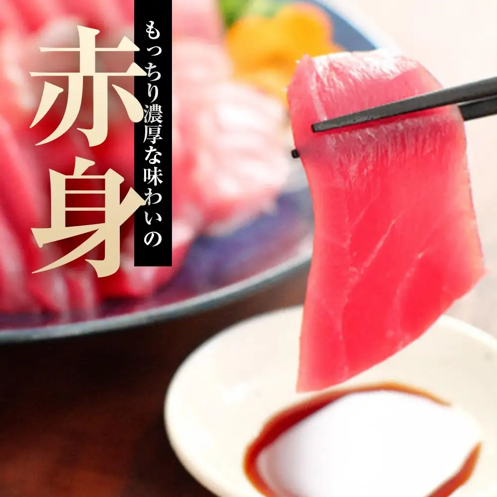 本マグロ（養殖）トロ＆赤身セット　240g［KS11］