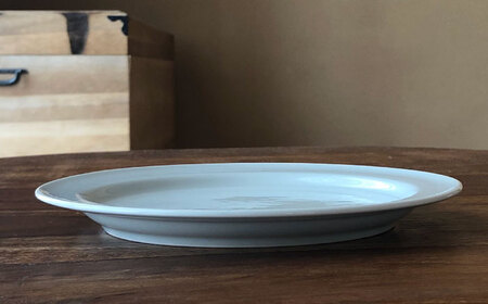 【瀬戸焼】 典型プレート 6寸皿2枚セット　【カラー：ブルーホワイト】 食器 お皿 セット 瀬戸市 / 双寿園 [BBBI010]