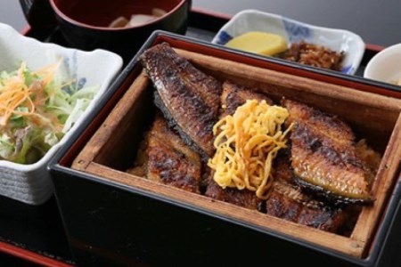 創業100年の味 鰻の蒲焼 2尾 秘伝のタレと山椒付き [川魚料理 鯉ひろまつ 福岡県 筑紫野市 21760024]