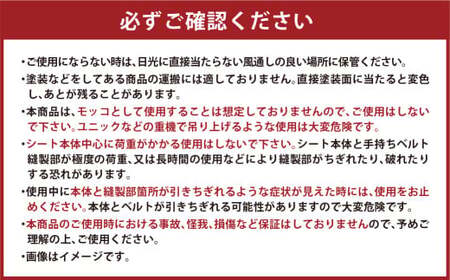 【思いやり型返礼品】手持ち運搬シート てもっち君