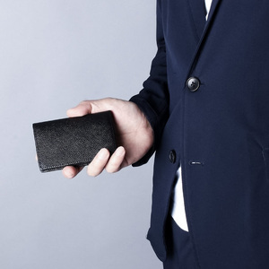 【豊岡財布】 craftsmanship　バレキ名刺入れ（CW003）(ブラック)