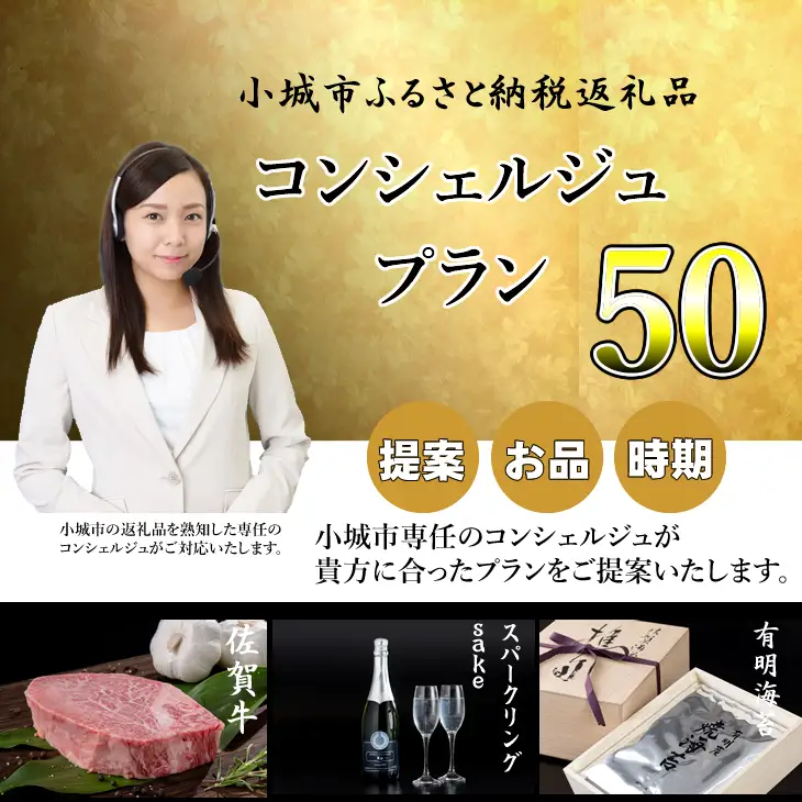 コンシェルジュプラン50（プレミアム 高額 相談 担当者付き）  H050-002