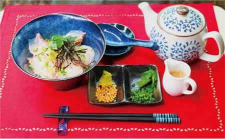 四季の味処【花靖】天然真鯛茶漬け3食入[F4359]