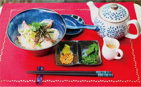四季の味処【花靖】天然真鯛茶漬け6食入[F4360]