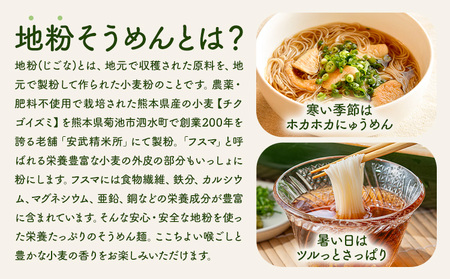 地粉の薫(かおり)そうめん 200g×10袋 合計2kg 自然栽培小麦100%《90日以内に出荷予定(土日祝除く)》