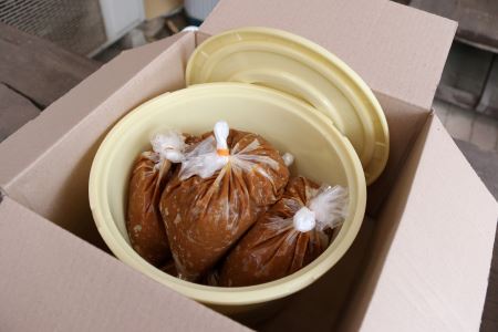 おいしいこめみそ 約4.5kg | こめみそ 米みそ 手作り米みそ 米味噌 みそ ミソ 味噌 調味料 大分県産米 大豆使用 大分県 中津市