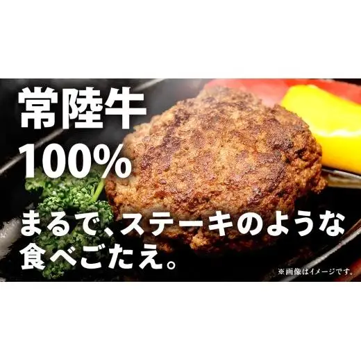 【 常陸牛100% 】 ハンバーグ 10個 ( ソース付 )( 茨城県共通返礼品 )
