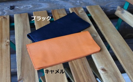 トレイにもなる 本革 ペンケース ブラック [B-024001_02]