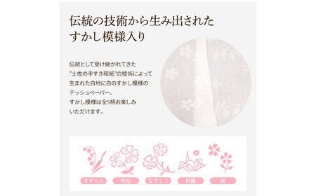 花ゴールド220W　12箱入り ティッシュ ティッシュペーパー ボックスティッシュ 柄 花柄 すかし模様 高級 和柄 桜 和風 旅館 料亭 まとめ買い ティッシュ【ハヤシ商事株式会社】 [BQAD006]