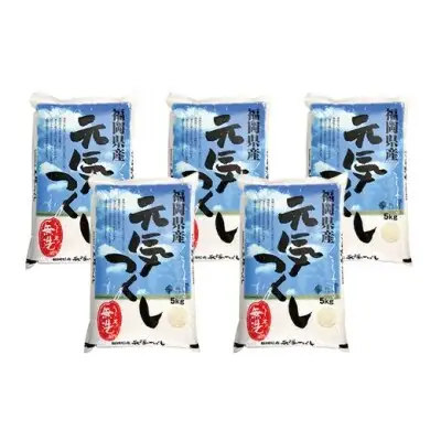 Z17-24 寄附額改定↓↓ 令和7年産 無洗米 福岡県産・元気つくし25kg
