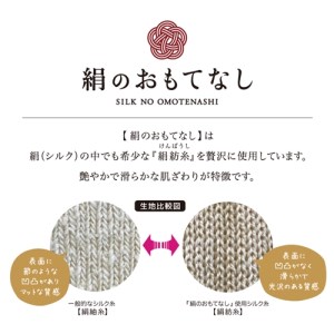 絹のおもてなし　おやすみシルクかかと潤いレッグウォーマー／靴下　かかとケア　シルク　レディース　婦人　美肌ケア　美容　就寝　リラックス【mika004A】