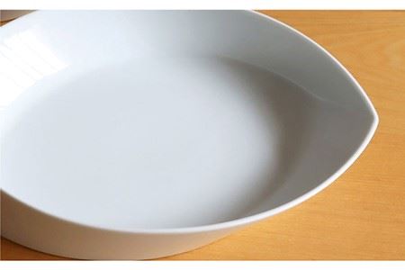 【白山陶器】【グッドデザイン賞受賞】リーヴズ パスタ プレート 食器 カレー皿 白磁 2枚セット【波佐見焼】[TA122] 波佐見焼
