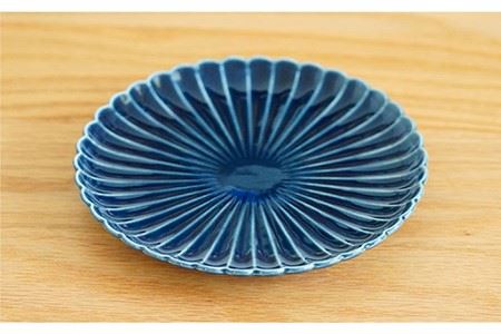 【波佐見焼】花しのぎ トリオ和皿 プレート (織部・藍・鴬茶) 食器 皿 【団陶器】 [PB60] 波佐見焼