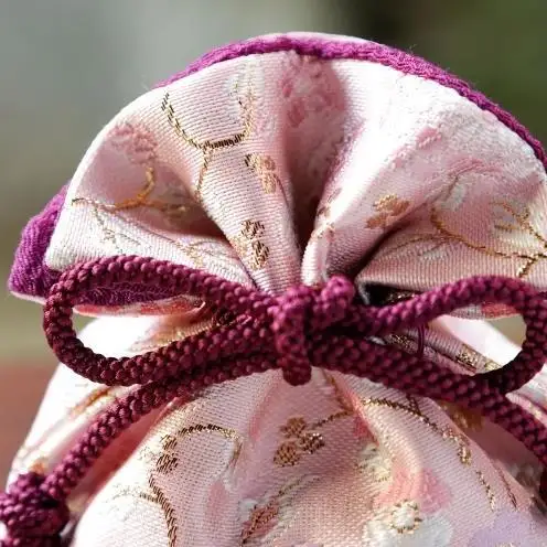 【石黒香舗】匂い袋 部屋用 置き型巾着大 （ピンク）