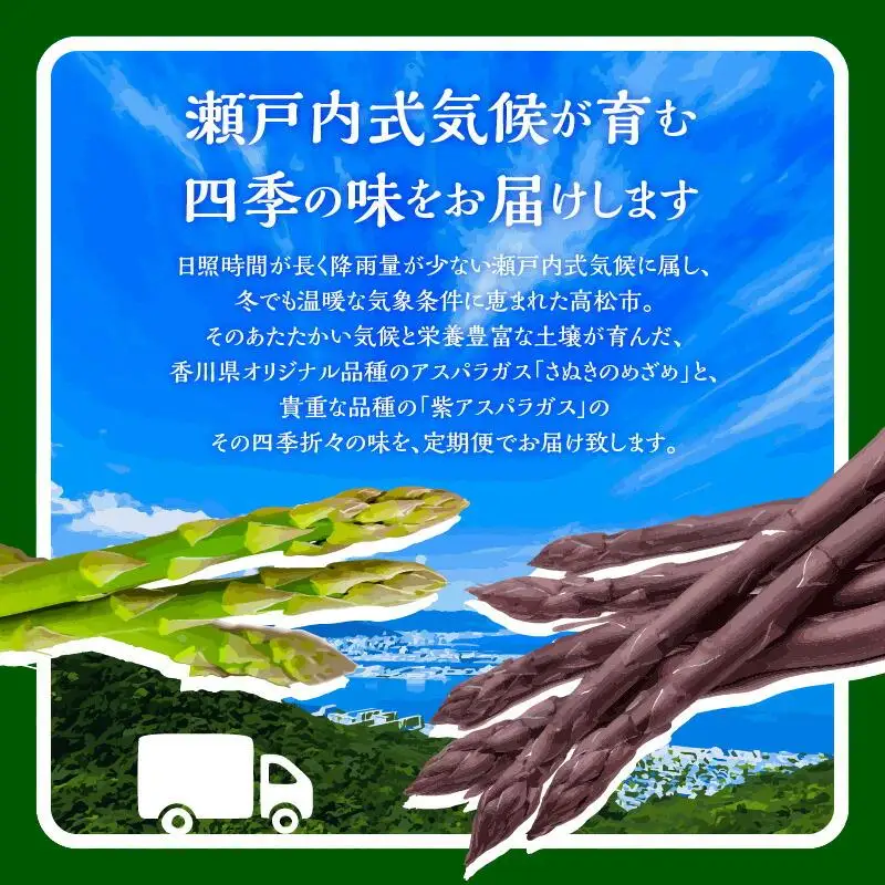 香川県産アスパラガス定期便L