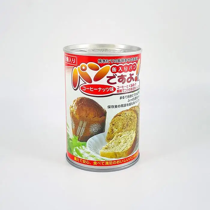 【長期保存】パンですよ　24缶セット（チョコチップ×5/レーズン×5/コーヒーナッツ×5/あずきミルク味×5/プレーン味×4）