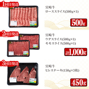 ＜定期便・6回(連続)＞宮崎牛・定期便D(6ヶ月)国産 宮崎県産 宮崎牛 牛肉 ステーキ 焼肉 すき焼き A4 和牛 ブランド牛【MI024】【(株)ミヤチク宮崎加工センター】