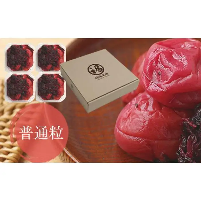 紀州南高梅 しそ漬250g×4パック（塩分約20％）昔ながらの酸っぱい梅干