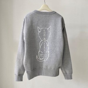 CAT SWEATSHIRT【Mサイズ／GRAY】 [h125]
